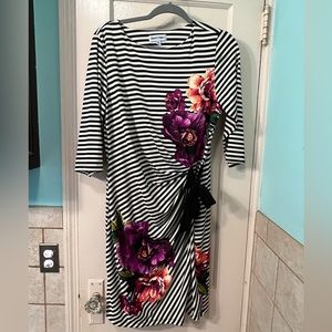 Striped/ Floral dress